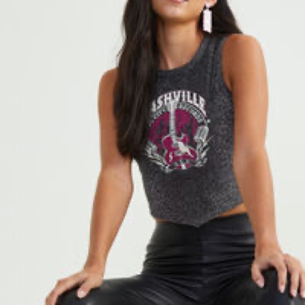 Nashville Tie Back Sparkle Tank